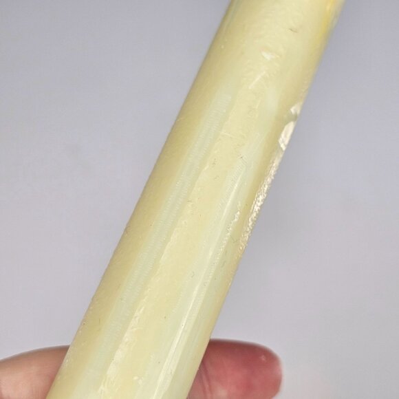 Pottery Barn Premium Flameless Taper Candles Lot Of 2 Natural 8” FLAW - Picture 11 of 13